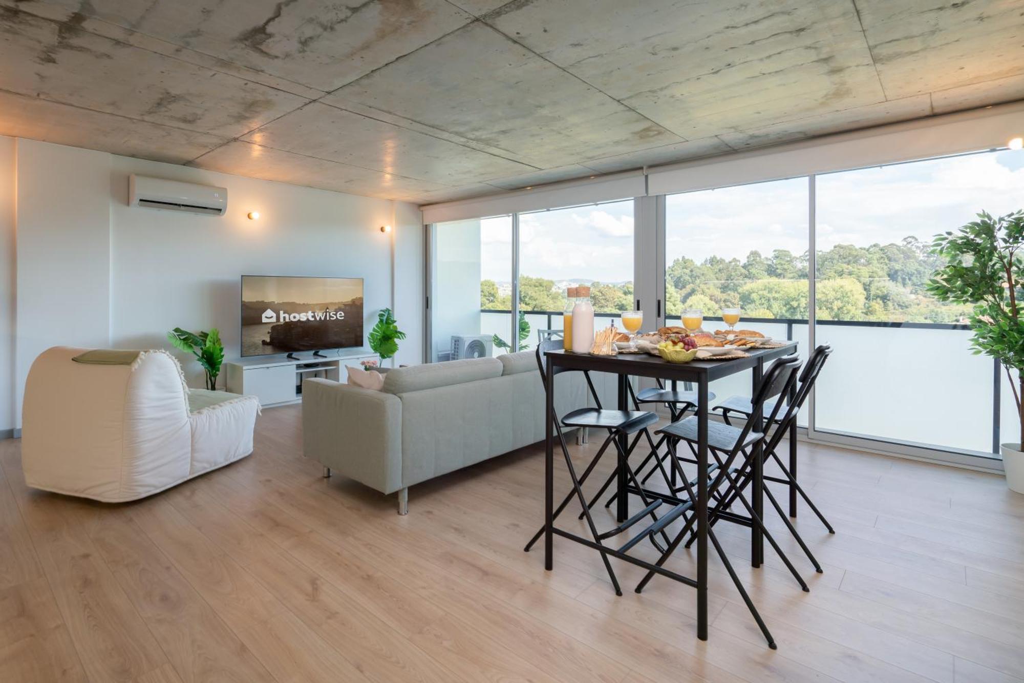 Host Wise - Luxurious Impressive Apartment - Balcony And Pool Vila Nova de Gaia Luaran gambar